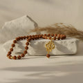 Rudraksha Om Trishool Necklace