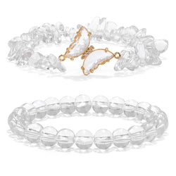 Metal Color Clear Quartz