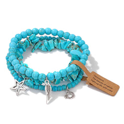 Metal Color Turquois With Tag